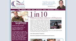 Desktop Screenshot of dyspraxiausa.org